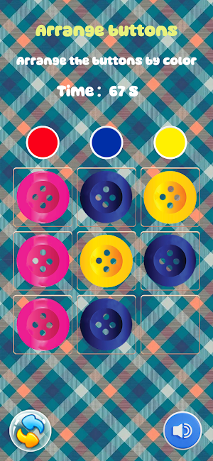 Arrange Clothes Buttons Screenshot 2