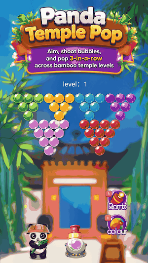Panda Temple Pop Screenshot 0