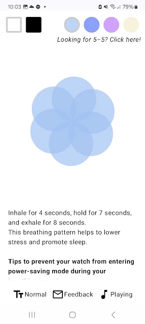 4-7-8 Breath Watch Face Screenshot 0