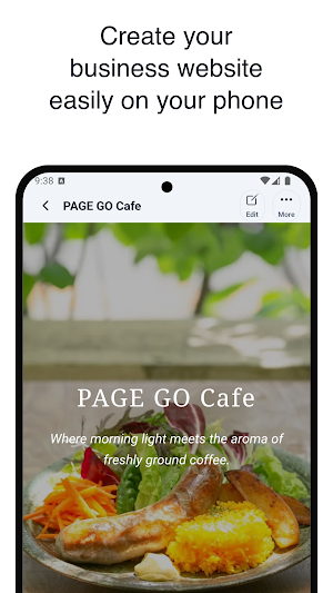Easy Website Builder PAGE GO Screenshot 0
