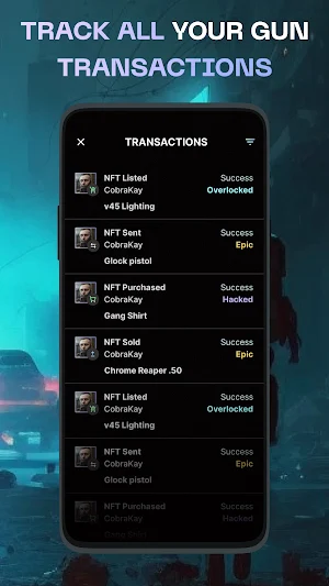 GUNZ Wallet Screenshot 3