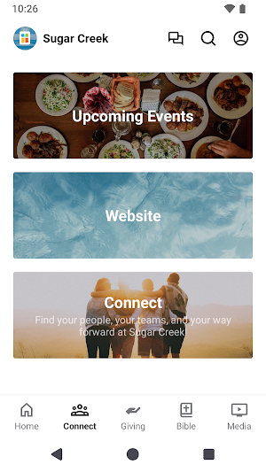 Sugar Creek Mobile Screenshot 1