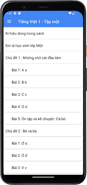 Tiếng Việt Lớp1 - Tập một Screenshot 2