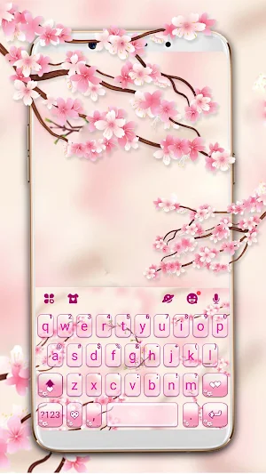 Sakura Blossom 2 Keyboard Theme Screenshot 0
