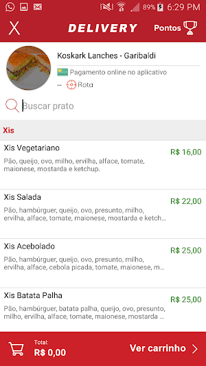 Koskark Lanches Screenshot 2