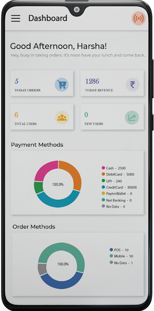 FleetOrder MPOS Screenshot 1