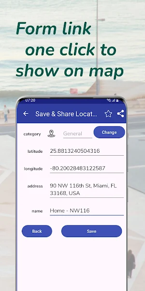 Save - Share Location Map Screenshot 1