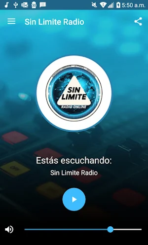 Sin Limite Radio Online Screenshot 1