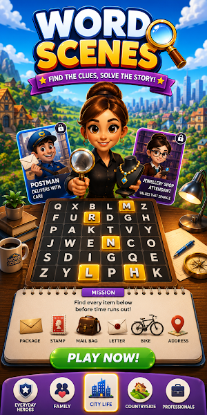 Word Scenes: Story Puzzle Screenshot 0