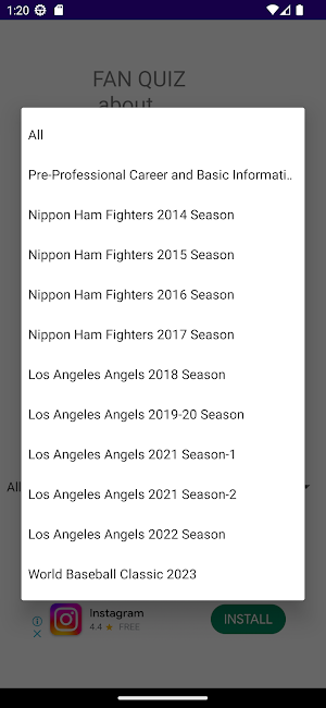 FAN QUIZ about Shohei Ohtani Screenshot 1