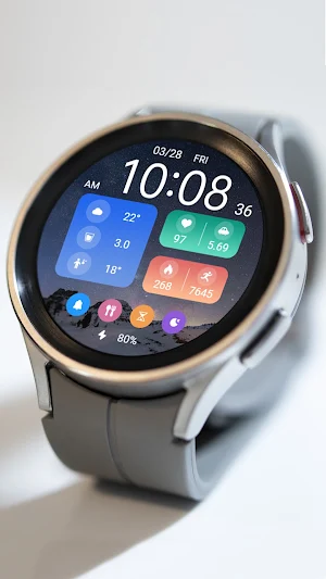 Starry Night Widget ZKin Watch Screenshot 2