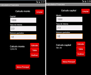 Calculadora Financiera Screenshot 3