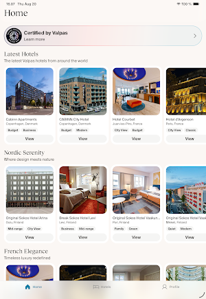 Valpas Hotels Screenshot 3