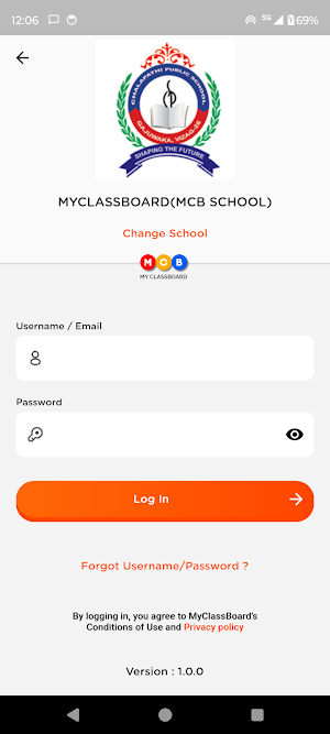 MyClassBoard ParentPortal Beta Screenshot 1