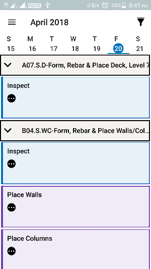 Oracle Primavera Projects Screenshot 1