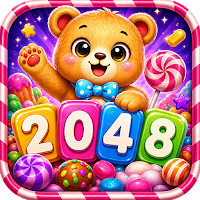 Candy 2048 : Merge Puzzle Game