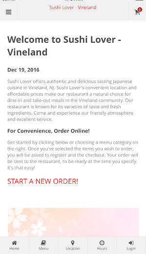 Sushi Lover - Vineland Screenshot 0