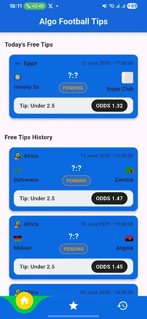 Algo Football Tips Screenshot 0