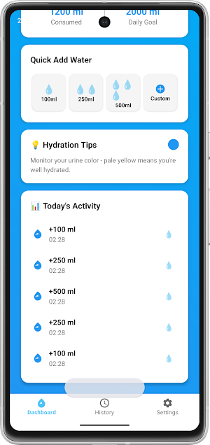 Water Drinking Tracker Screenshot 3