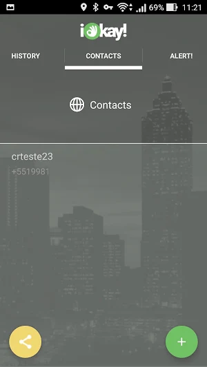 iOkay - Personal Safety Screenshot 1