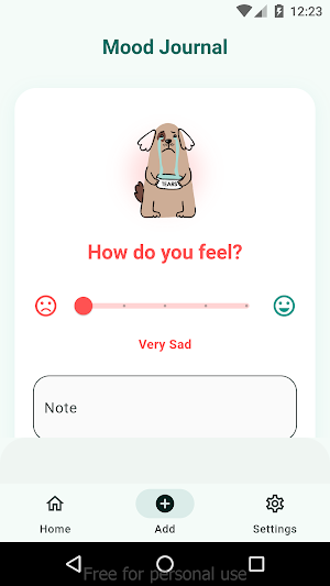 Mood Journal screenshot 1