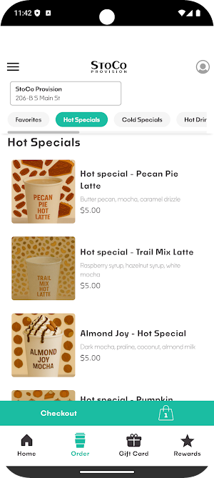 StoCo Provision Mobile Orders Screenshot 2