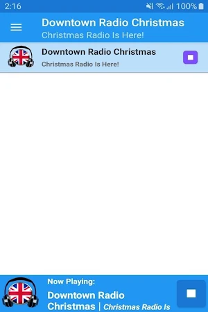 Downtown Radio Christmas App Screenshot 0
