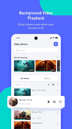 X Player - Watch TV and Movies Screenshot 2
