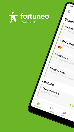 Fortuneo, mes comptes banque & bourse en ligne Screenshot 0