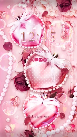 Valentine Heart Deco-Wallpaper Screenshot 1