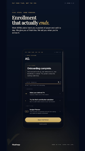 Planforge 401k Screenshot 3
