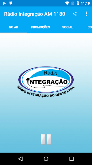 Rádio Integração AM 1180 Screenshot 0