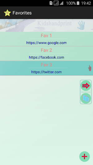 Favorite links Screenshot 1