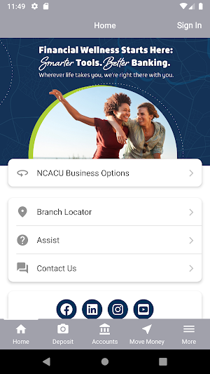 North Central Area CU Business Screenshot 0