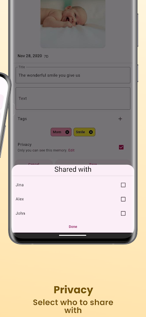 Baby journal Screenshot 2