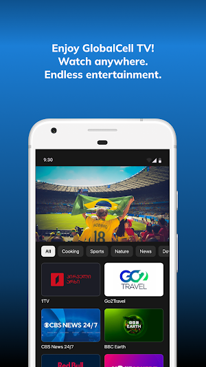 GLOBALCELL TV Screenshot 1