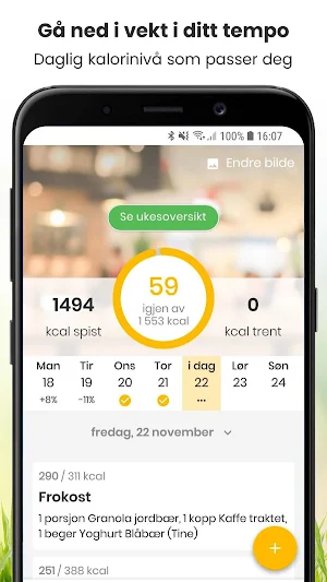 Vektklubb.no Screenshot 0