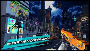 Real Robot Fire Battleground : Free Sci-fi Firing Screenshot 1