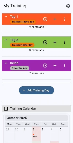 GymLite: Keep it simple Screenshot 1