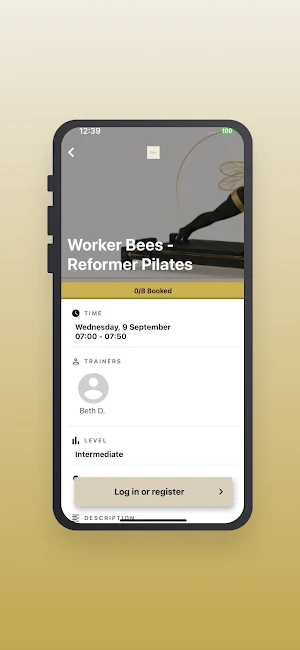 Bee Pilates Screenshot 2
