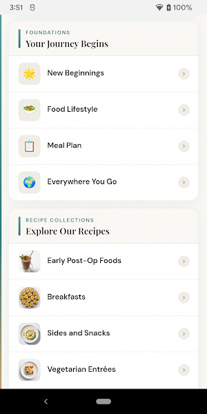 Bariatric Cookbook Plan Screenshot 2