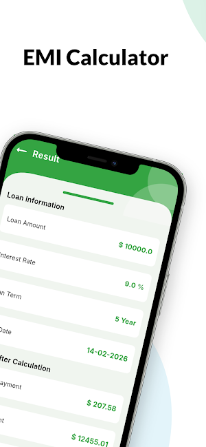 Loan Sum - Loan EMI Calculator Screenshot 2