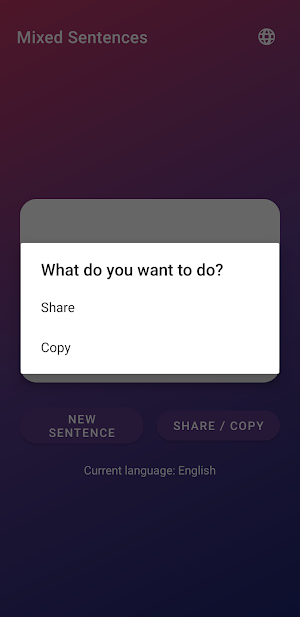 Mixed Sentences Screenshot 2