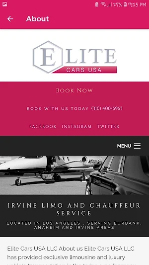 Elite Cars USA Screenshot 0
