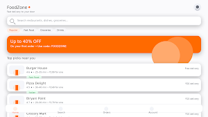 foodzone Screenshot 0