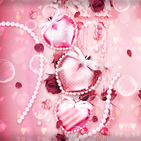 Valentine Heart Deco-Wallpaper