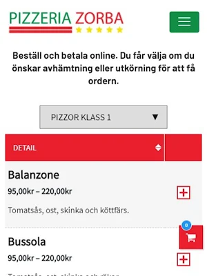 Pizzeria Zorba Screenshot 1