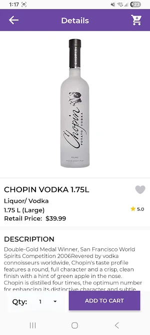 Vinnin Liquors Screenshot 1