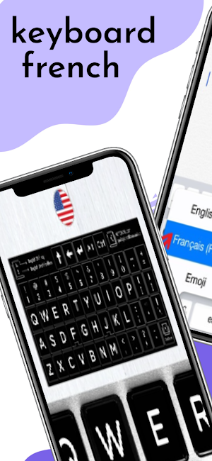 English and frenche keyboard Screenshot 0