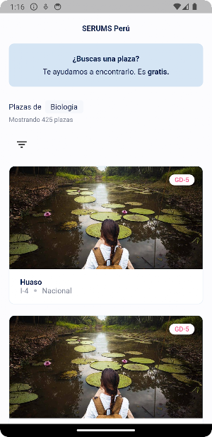 SERUMS Perú Screenshot 1